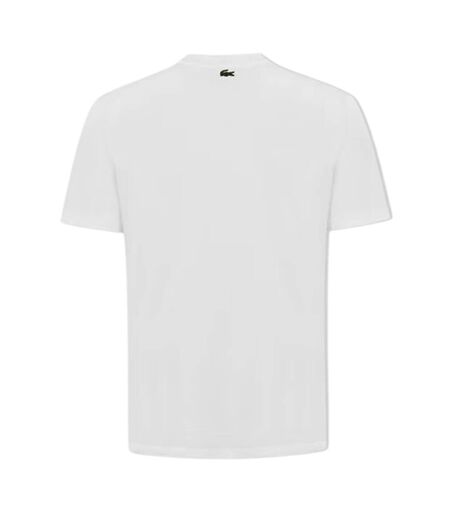 T-shirt Manches Courtes Homme Blanc Lacoste