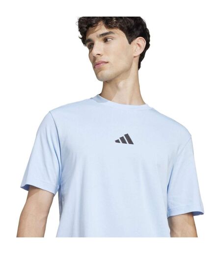 T-shirt Motif/style Logo Homme Bleu Pâle Adidas