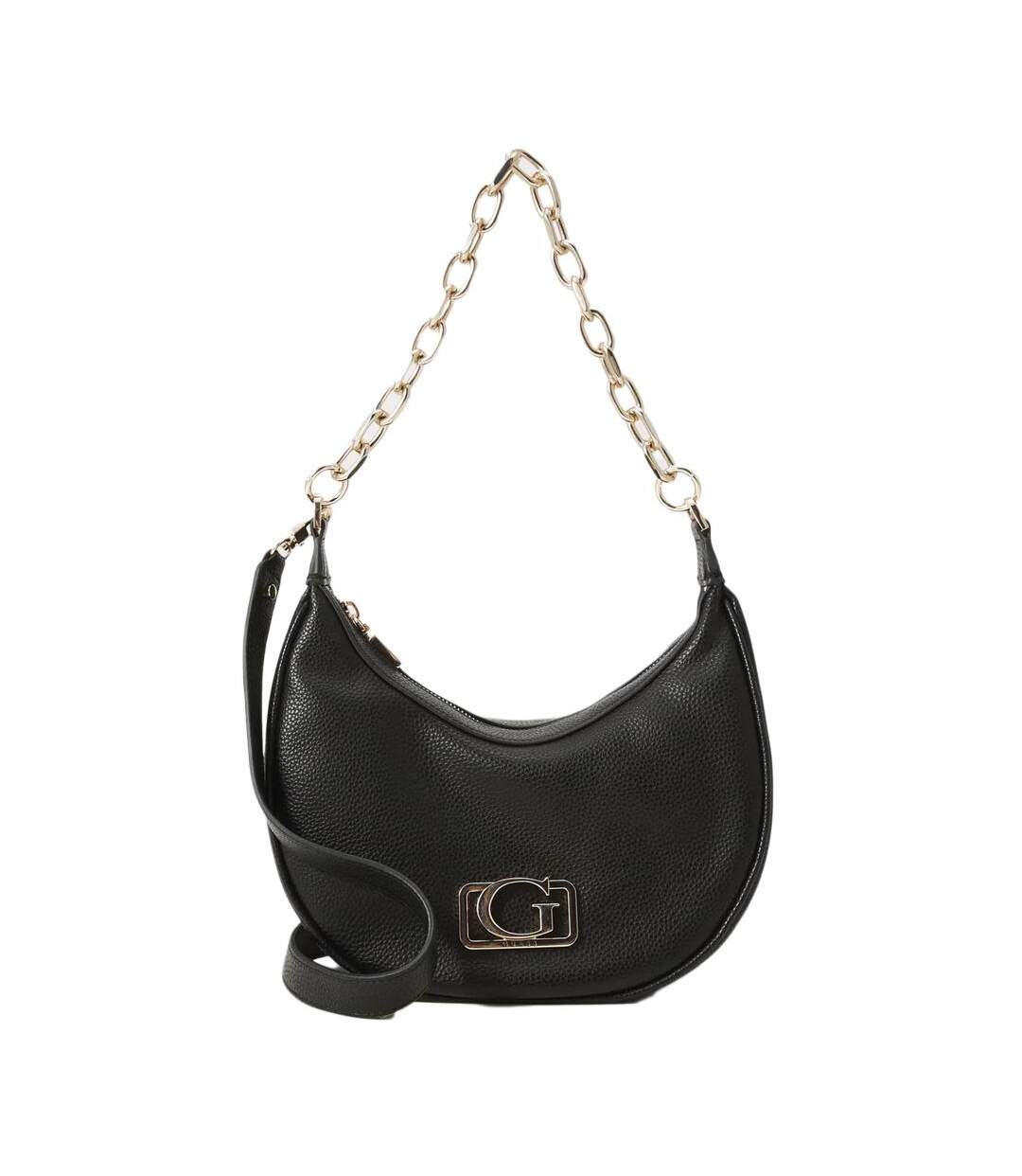 Sac à main noir femme guess circe hobo-1