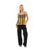 Débardeur Bretelles Fines Motif/style Rayures Et Fleurs Femme Jaune Noir Brave Soul-4