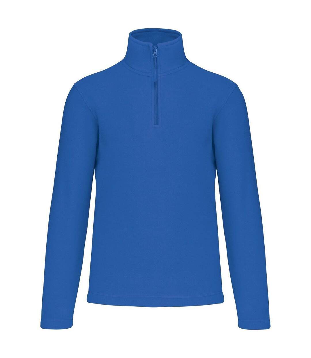 Sweat micropolaire zippé - Homme - K912 - bleu indigo