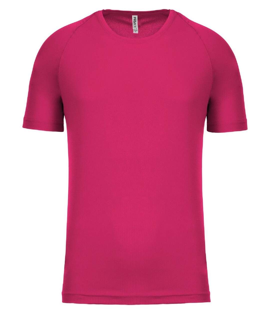 T-shirt sport - Running - Homme - PA438 - rose fuchsia