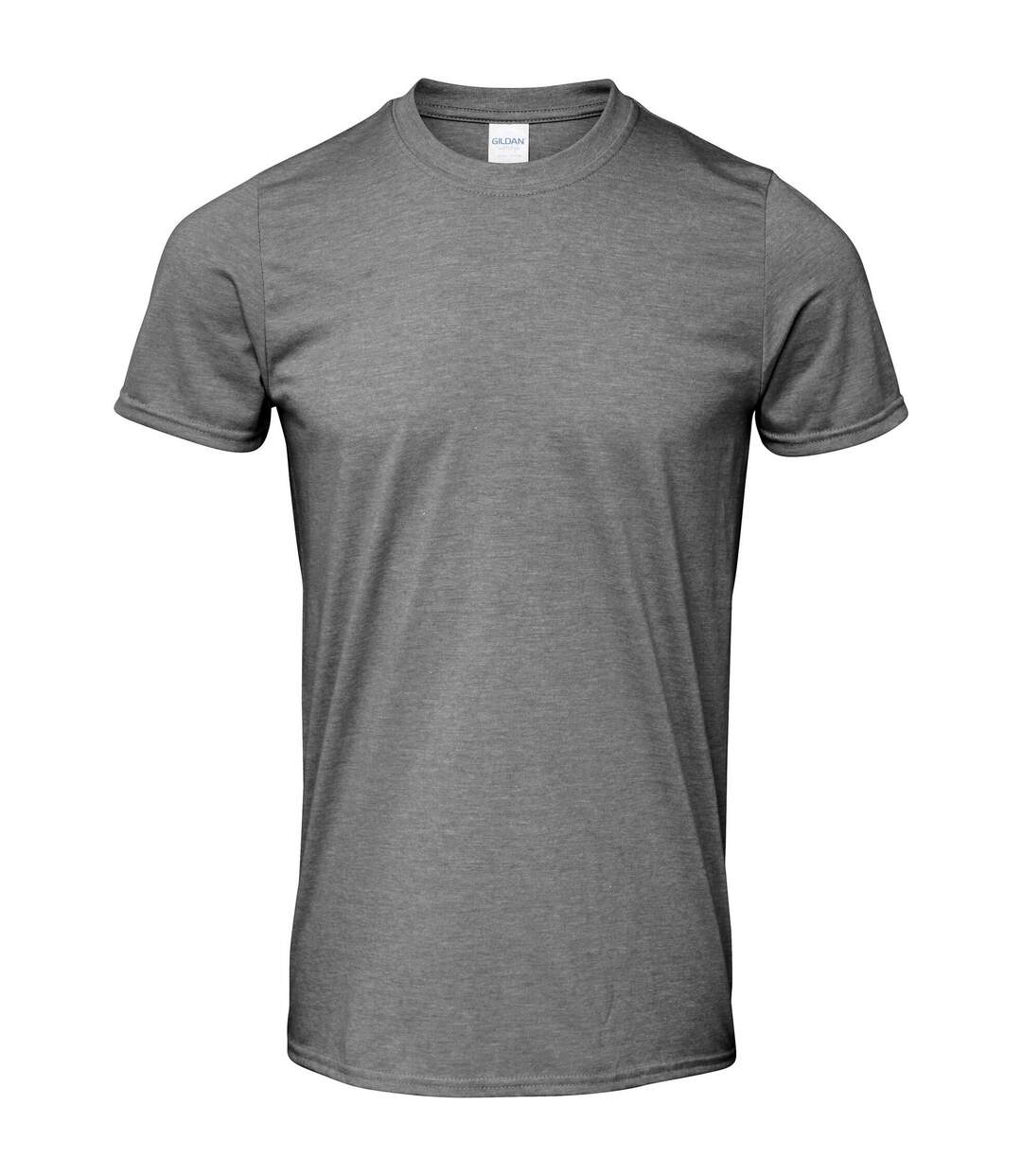 T-shirt manches courtes homme gris chiné Gildan