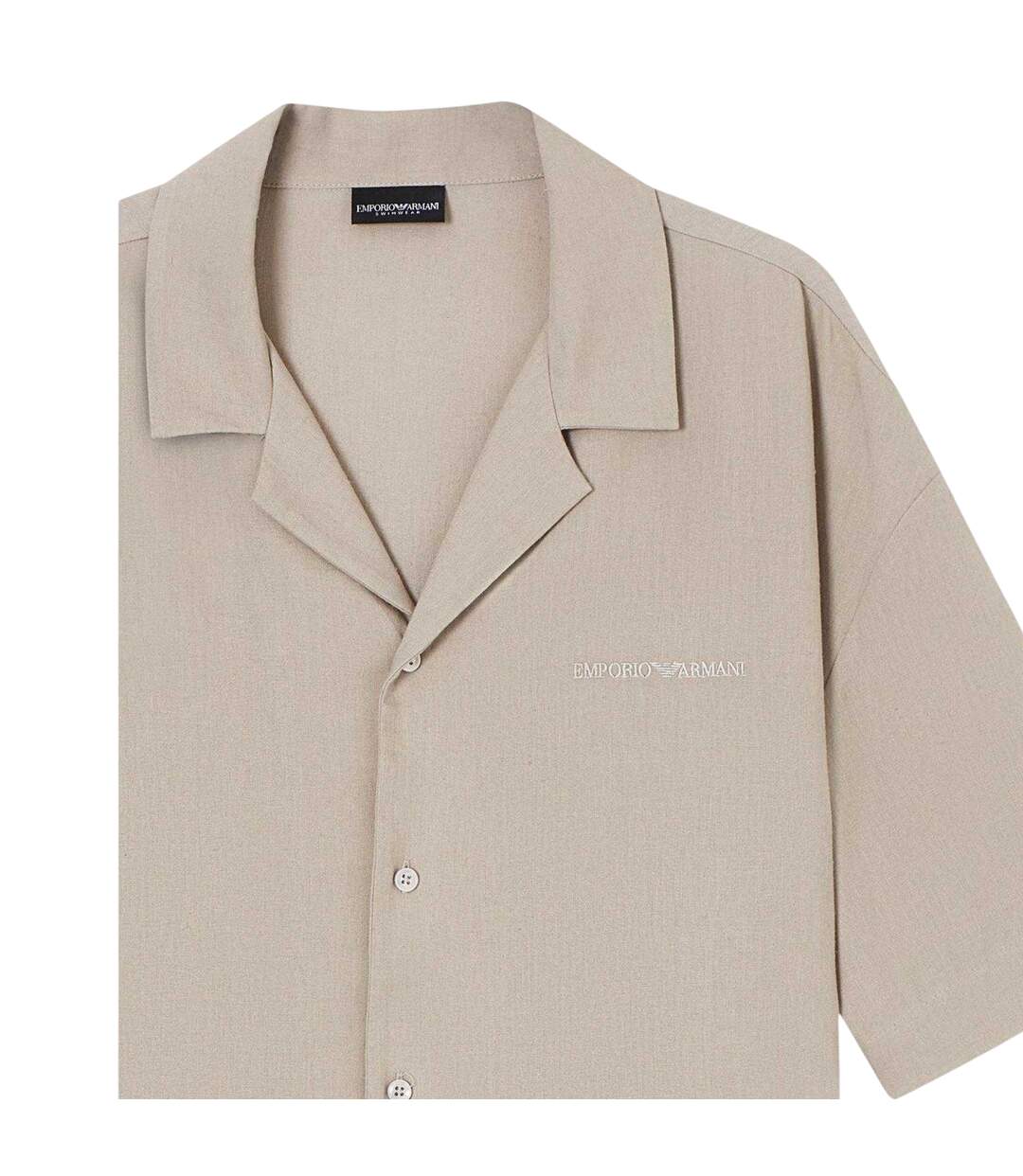 Chemise Plage Homme Taupe Emporio Armani EA7-3