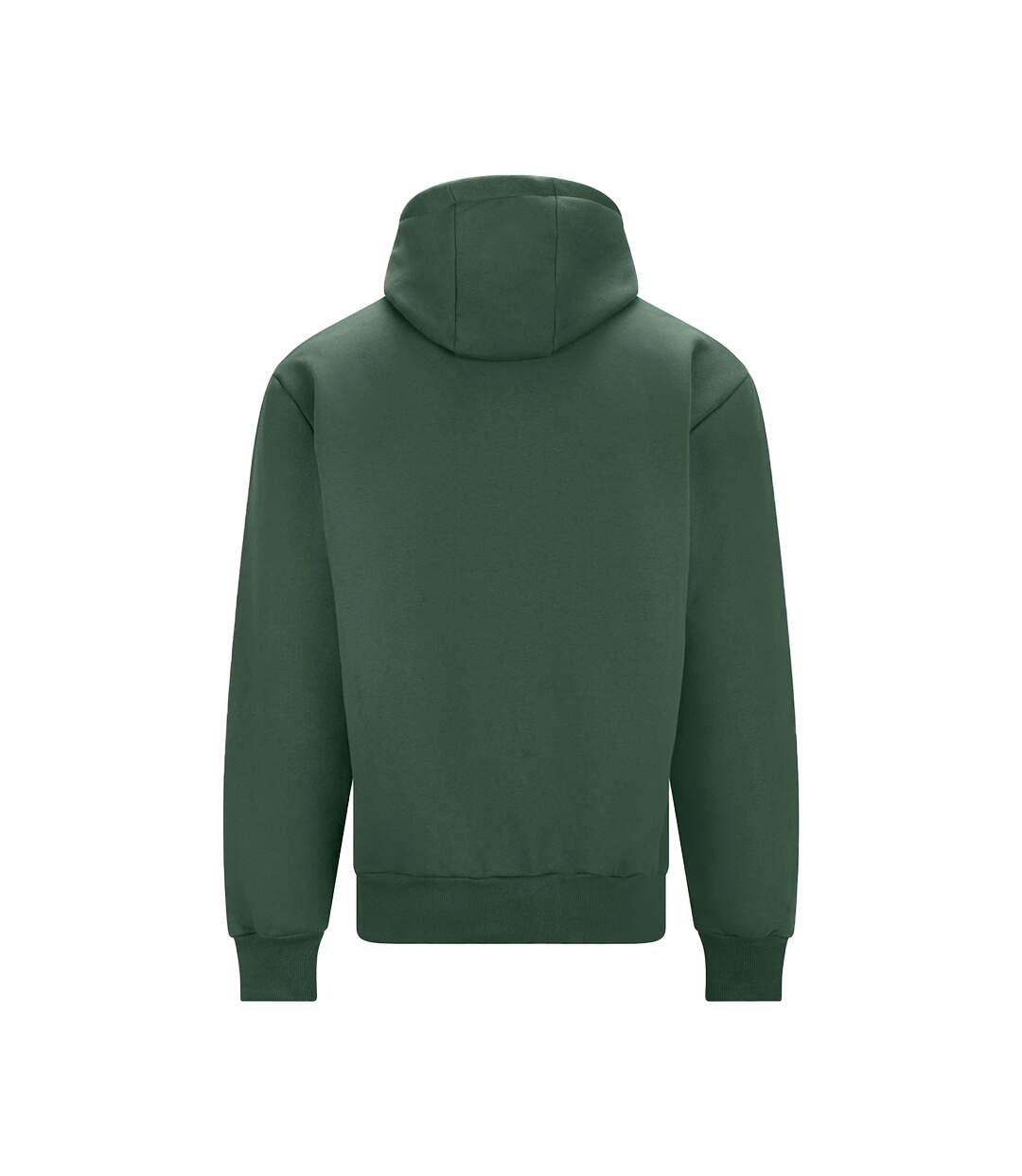 Mens Signature Heavyweight Hoodie Bottle Green Awdis-2