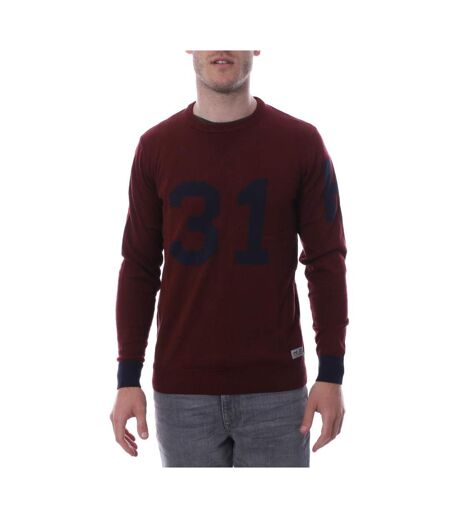 PULL OVER Bordeaux HOMME HUNGARIA R NECK EDITION - M