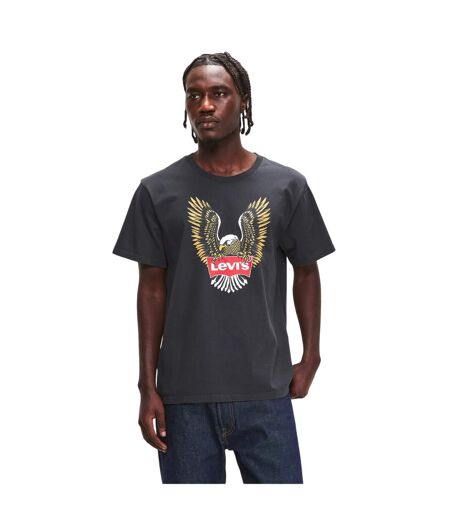 T-shirt Motif/style Universitaire Homme Gris Levis