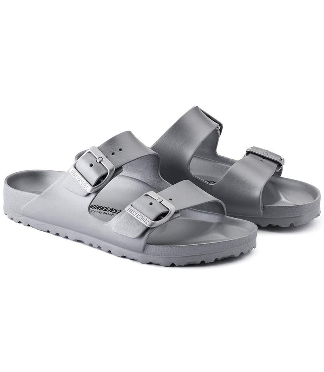 Womens/ladies Arizona Eva Sandals Grey Birkenstock-4