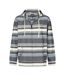 Veste À Capuche Motif/style Texturé Homme Bleu Marine Lazy Jacks-1