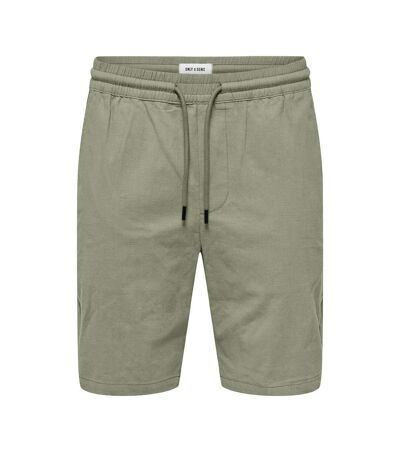 Short kaki homme only & sons capri - l
