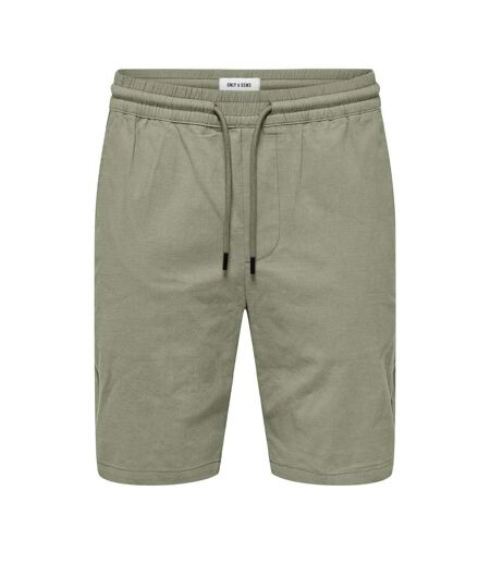 Short kaki homme only & sons capri - l