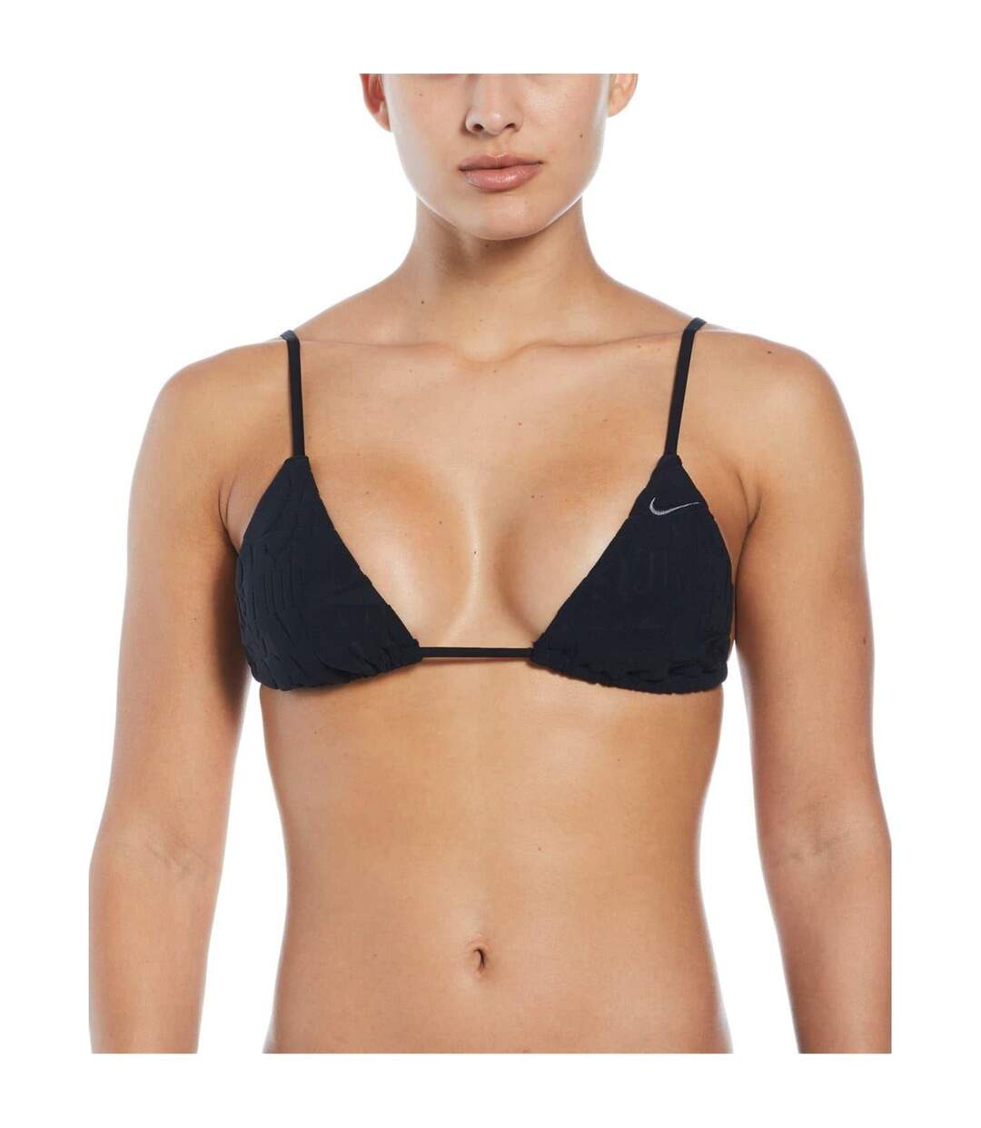 Haut De Maillot De Bain Motif/style Triangle Femme Noir Nike-2
