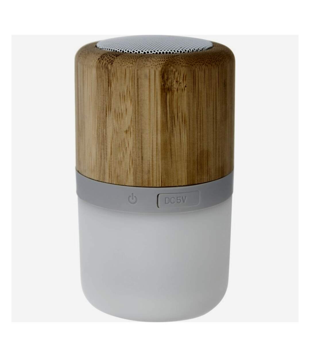 Aurea bamboo light up bluetooth speaker one size brown/white Bullet