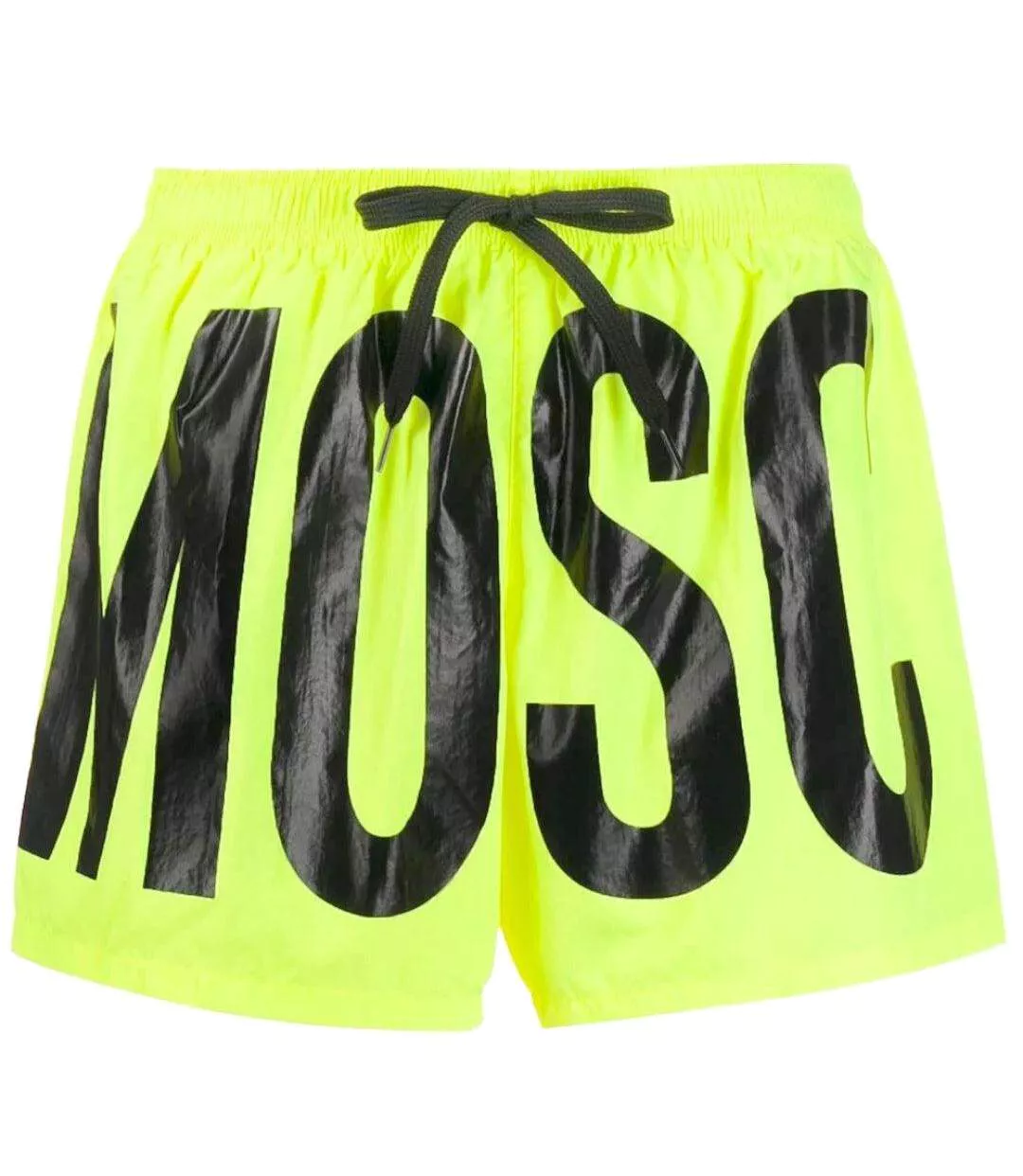 Short De Bain Motif Logo Homme Jaune Moschino-2