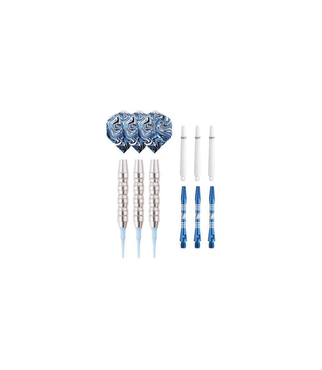 Jeu de 3 fléchettes professionnelles à pointe plastique 22 gr Deep Sea-1