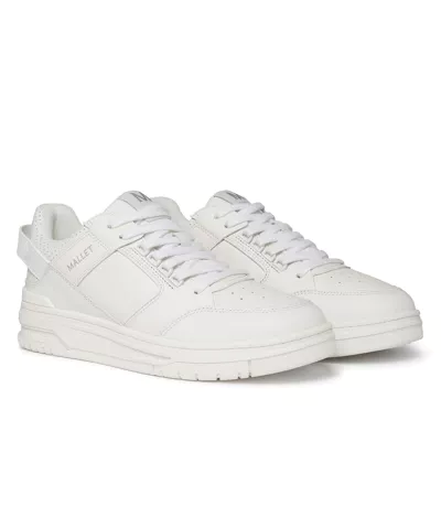 Baskets Compton Homme Blanc Mallet