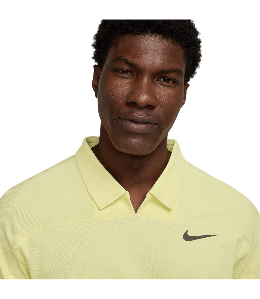 Mens Oz Open Polo Shirt Green Ash Nike-4