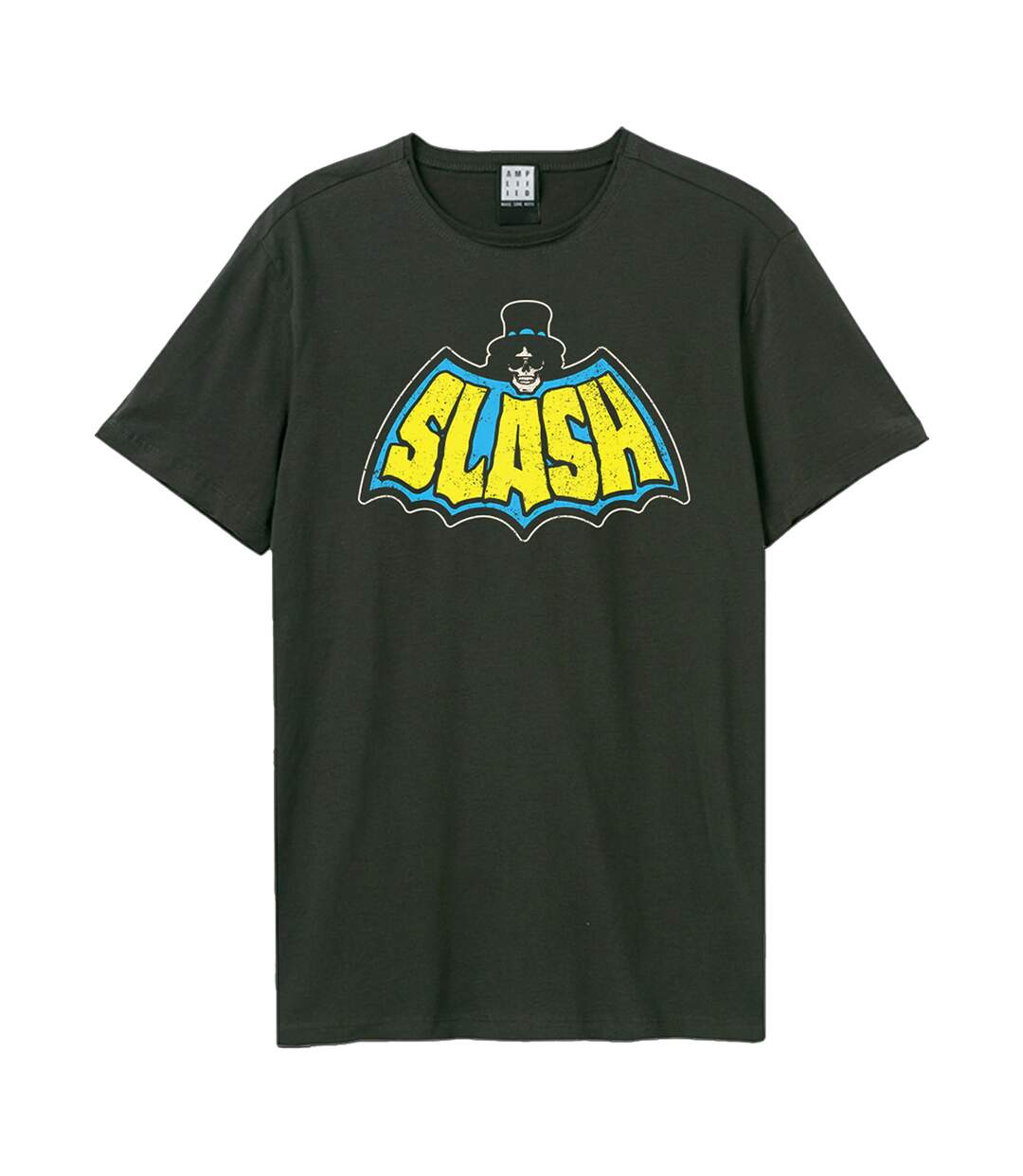 T-shirt Slash Bat Adulte Charbon Amplified-1