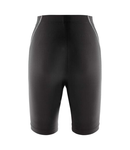 Spiro Unisex Base Layer Bodyfit Junior Sports Shorts (Black) - UTRW2153