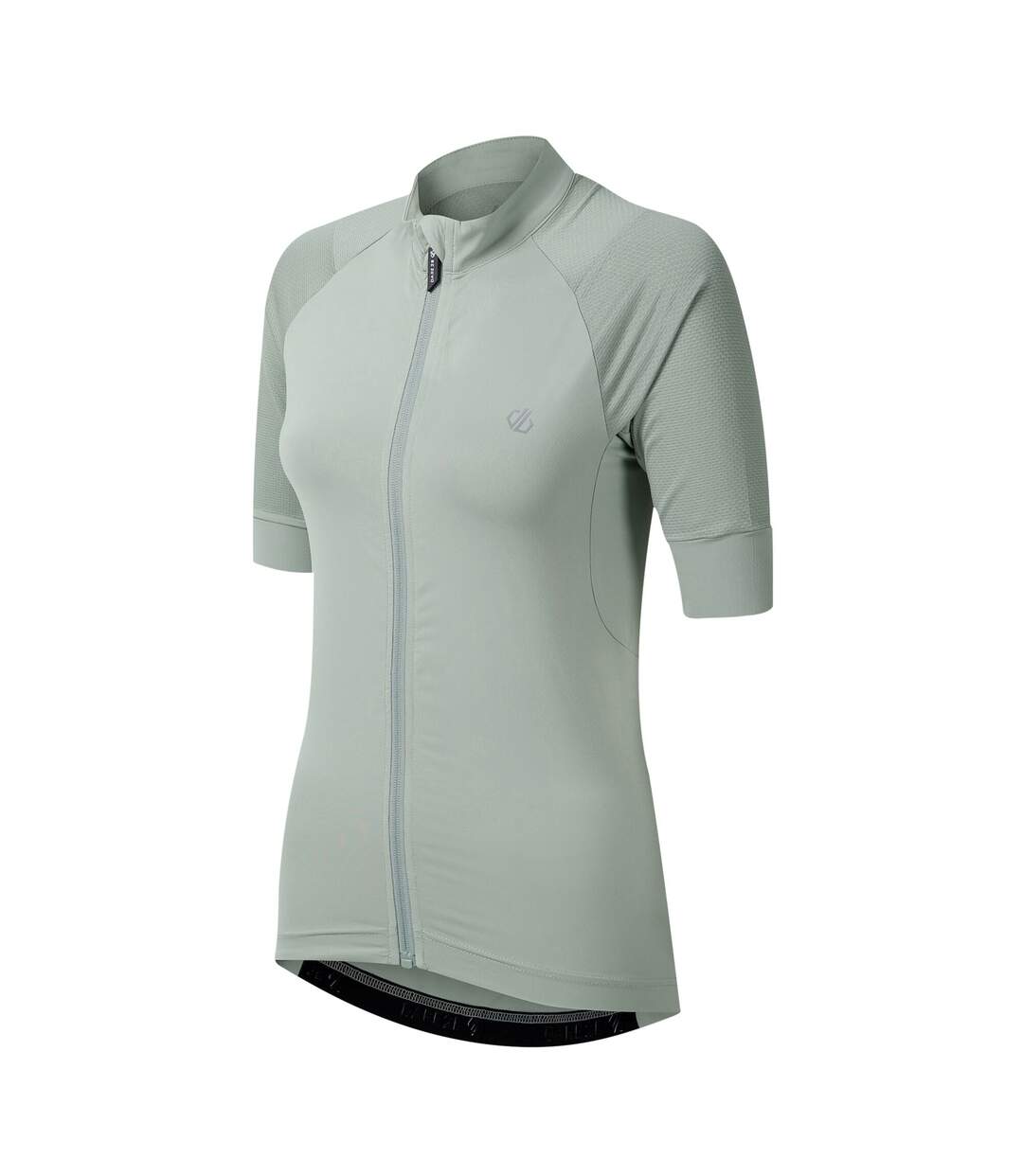 Womens/ladies Lightning Short-sleeved Cycling Jacket Glacier Green Dare 2B-4