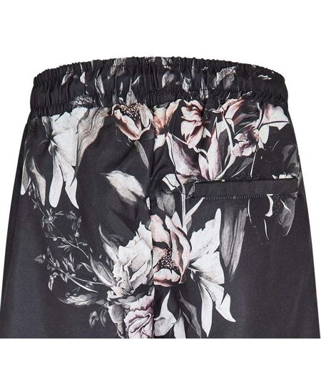 Short Motif/style Floral Sinclair Homme Noir Criminal Damage