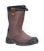 Mens Fs245 Antistatic Leather Safety Rigger Boot Brown Amblers-1