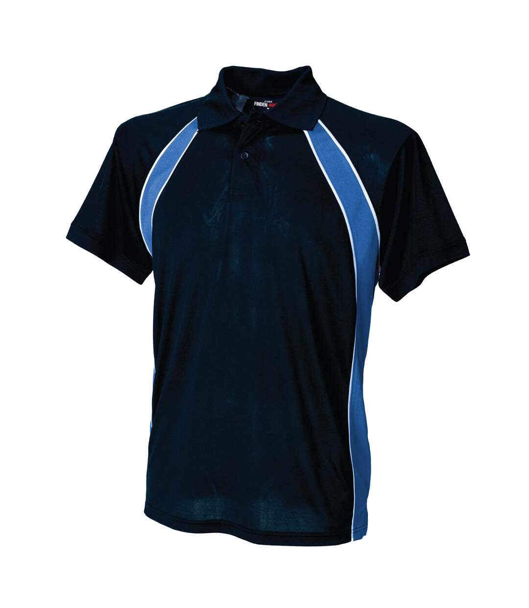 Finden & Hales Mens Jersey Team Sports Polo T-Shirt (Navy/Royal/White) - UTRW425