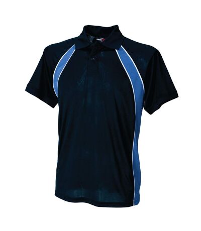 Finden & Hales - Polo sport à manches courtes - Homme (Bleu marine/Bleu roi/Blanc) - UTRW425