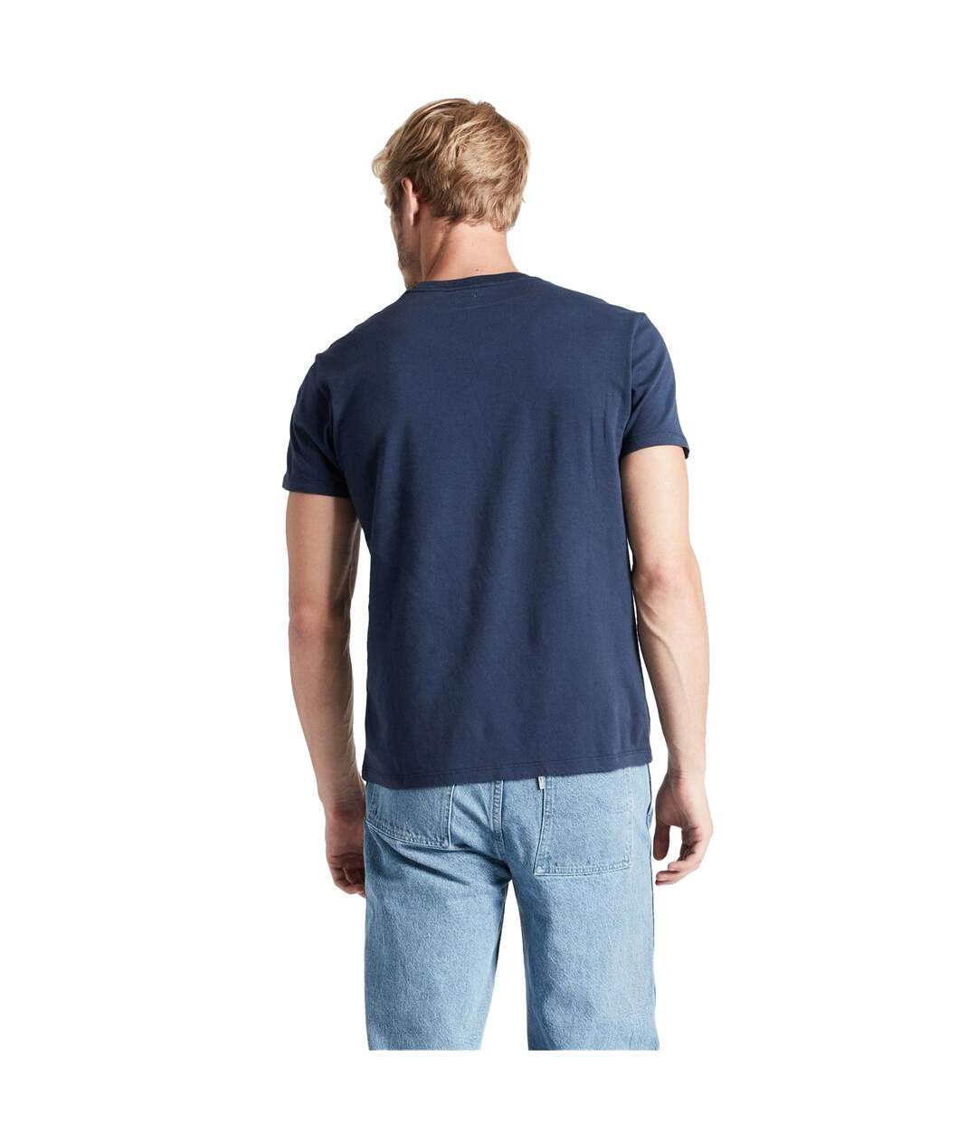 T-shirt Motif/style Aile De Chauve-souris Et Logo Original Homme Bleu Marine Levis-2