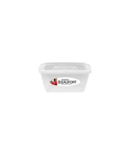 Beaufort Ultra Square Food Container (Clear) (2.6Pt)