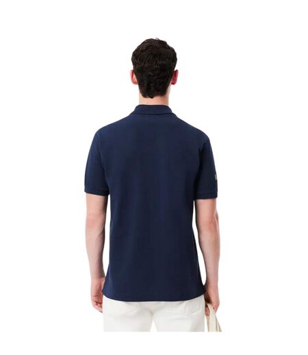 Mens French Made Classic Polo Shirt Blue Lacoste