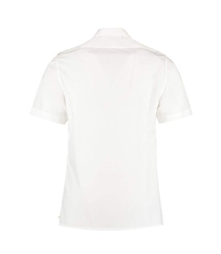 Chemise pilote homme blanc Kustom Kit