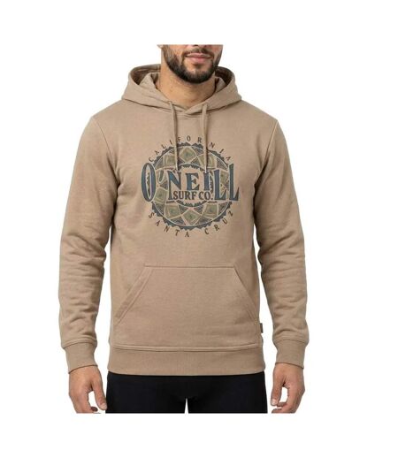 Sweat à capuche taupe homme o'neill graphic