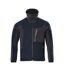 Mens Advanced Knitted Full Zip Jacket Dark Navy Black Mascot-1