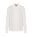 Womens/ladies Plain Soft Touch Shirt White Armani Exchange-2