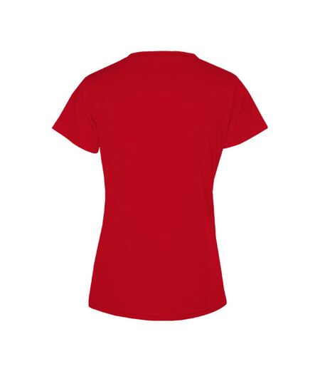 T-shirt Femme Rouge Feu Promodoro