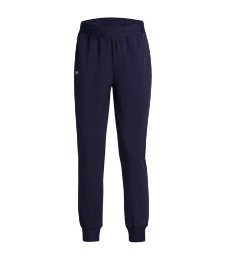 Womens/ladies High Rise Joggers Blue Under Armour