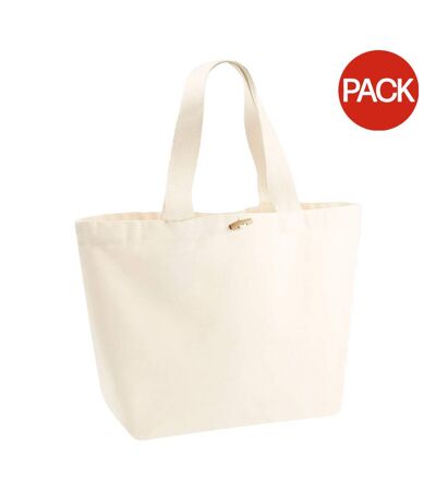 Lot De 2  Marina Xl Sac De Courses Taille Unique Naturel Westford Mill