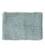 Tapis Salle de Bain Tissé Épais 50x75cm Bleu Arctique-1