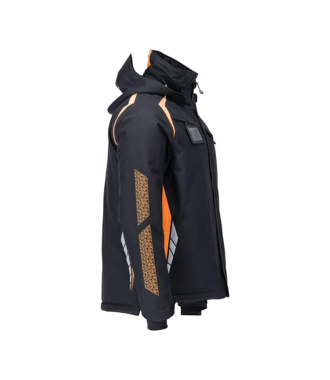 Mens Accelerate Safe Jacket Dark Navy Hi Vis Orange Mascot-3