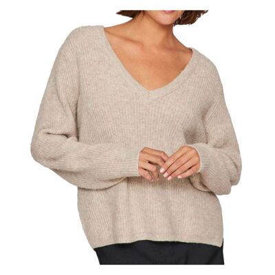 Pull Beige Femme Vila Vibeluna - L