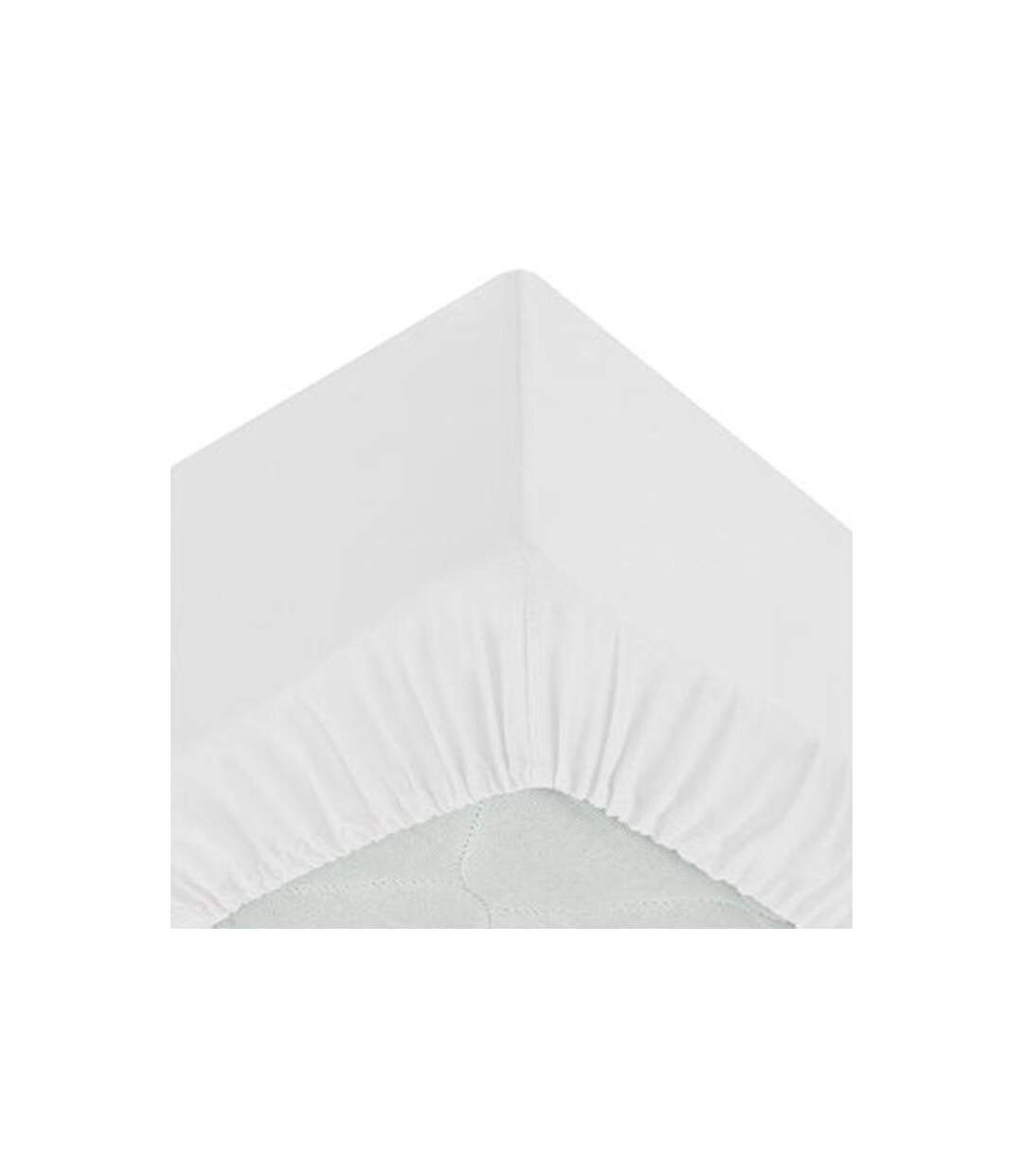 Drap Housse Intérieur 90x190cm Blanc-1