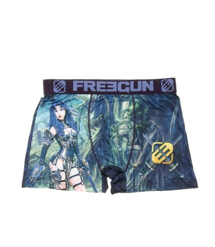 Boxer Bleu/Noir Homme Freegun Heroic Fantasy - L