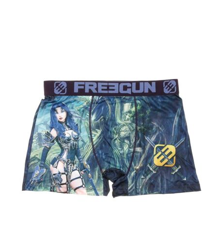 Boxer Bleu/Noir Homme Freegun Heroic Fantasy - L