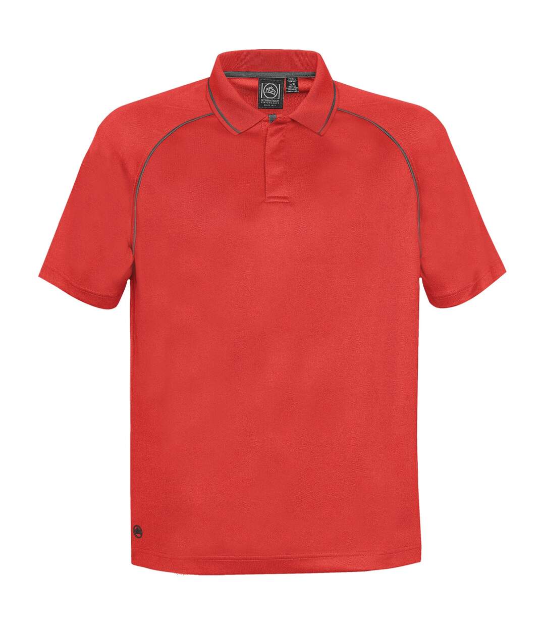 Stormtech Mens Tritium Performance Polo (Bright Red/Carbon)