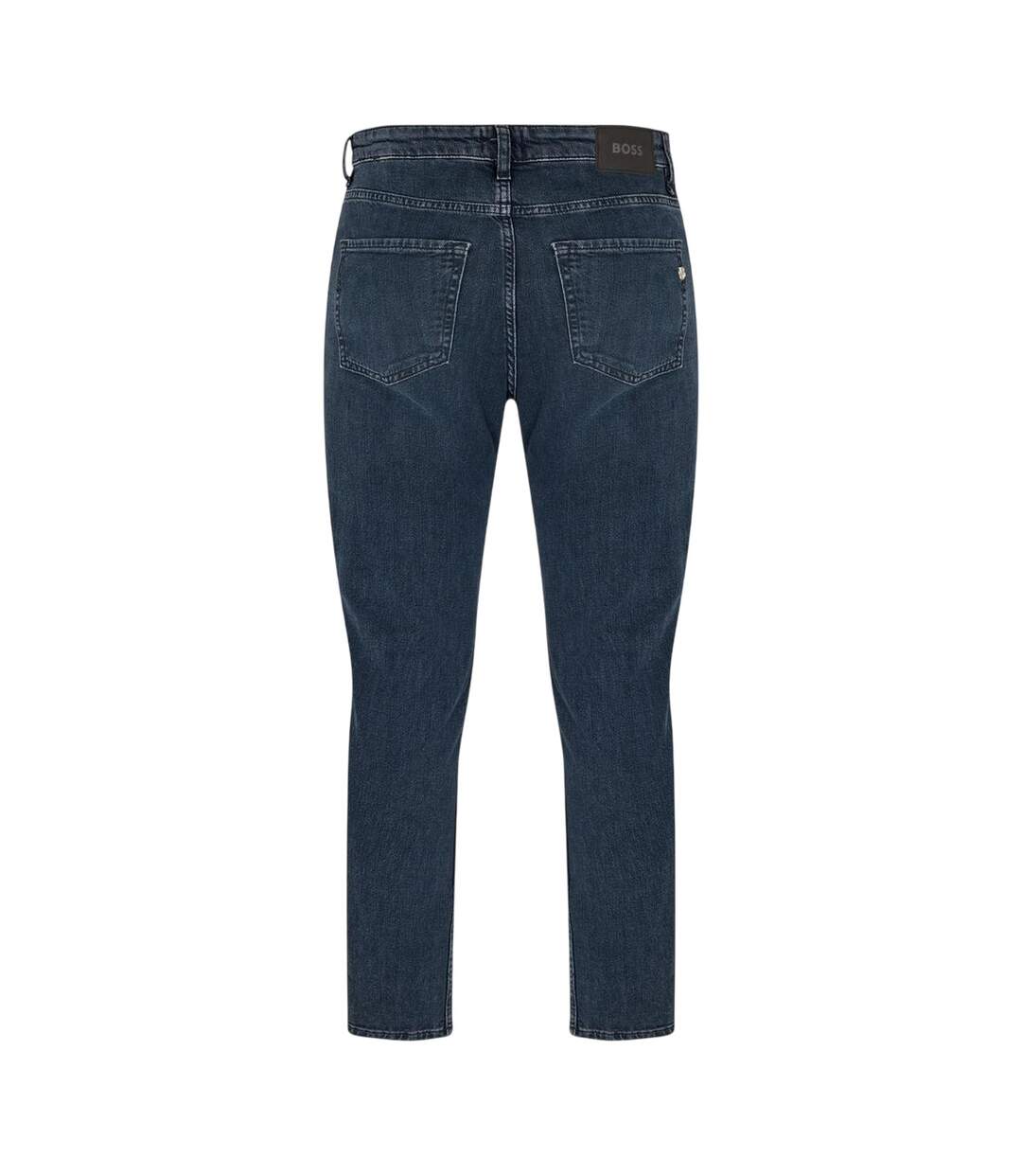 Mens Delaware Denim Slim Jeans Dark Blue Boss-2