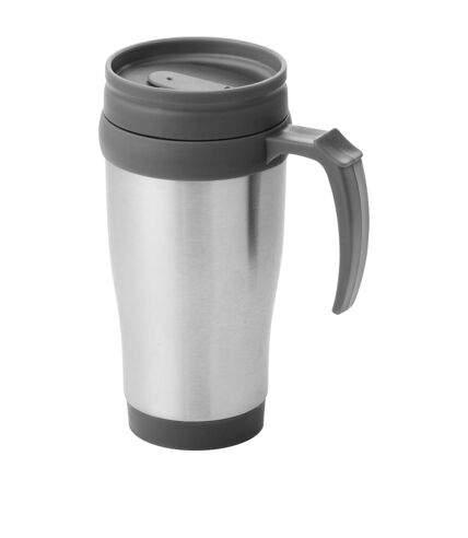 Bullet Sanibel Insulated Mug (Pack of 2) (Silver/Grey) (12 x 18 x 8 cm) - UTPF2463
