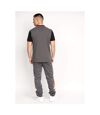 Crosshatch Mens Mellowfare Polo Shirt (Black)
