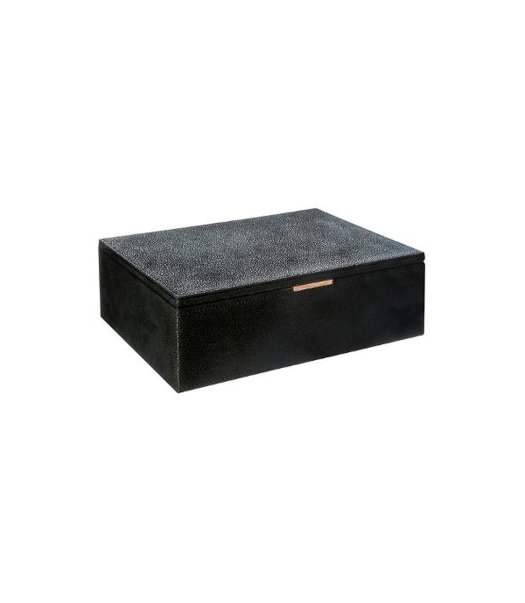Boîte à Bijoux Grainé 26cm Noir-1