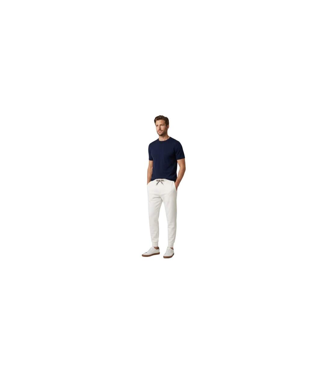 Pantalon De Jogging Motif/style À Motifs C-larsen Homme Blanc Boss-1